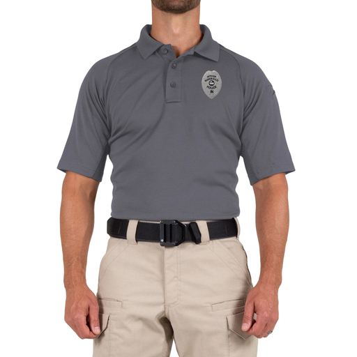 Parkview Health Police Embroidered Admin Short Sleeve Polo for Men