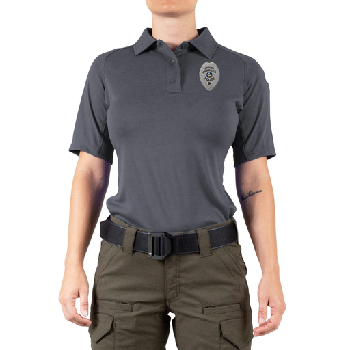 Parkview Health Police Embroidered Admin FST Short Sleeve Polo for Women